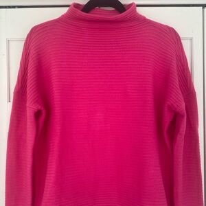 French Connection Ribbed Pink Sweater